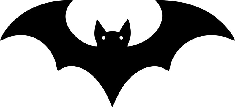 Halloween flying bats silhouette Bats Logo Bat Logo Bat vector illustration