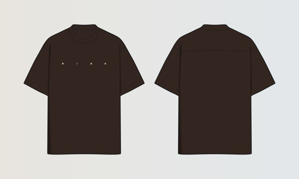 Modern Cut and Sew T-Shirt Collection with Panel Patterns and Graphic Designs