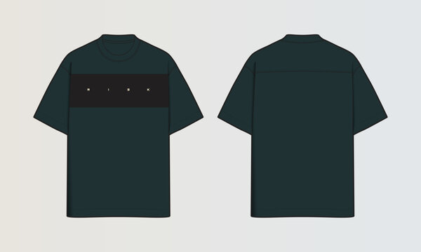 Modern Cut and Sew T-Shirt Collection with Panel Patterns and Graphic Designs
