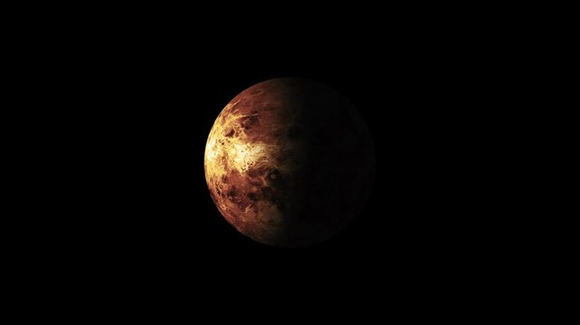 Makemake Dwarf Planet Animation in Deep Universe for Educational Astronomy Content
