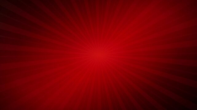 Red sunburst rays vintage background animation texture loop
