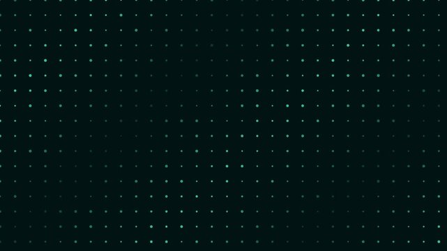 Abstract digital background, with pulsing teal, dots and geometric, grid pattern for, technology concepts