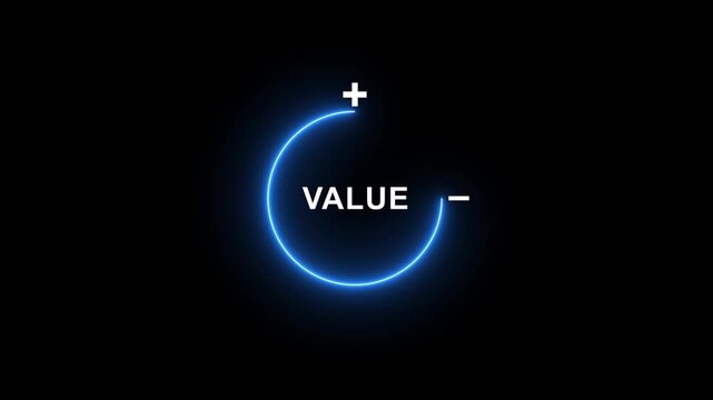 Business holding virtual download icon progress for increasing value added to business product and service concept. Growth value, increase value, value added. business growth concept