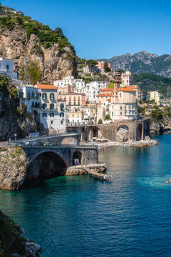 Scenic summer sight in Atrani, Amalfi Coast, Province of Napoli, Campania, Italy.