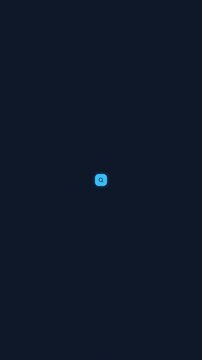 Vertical animated search bar icon on dark background. Expanding UI element. Great for tech, web design, and app promo ads.   
