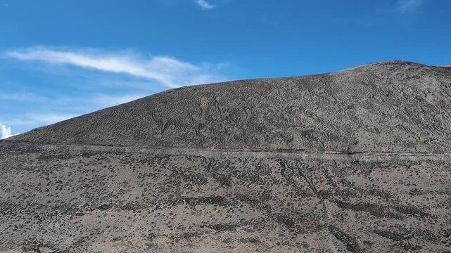 driving through the roads of Ladakh in the Indian Himalayas