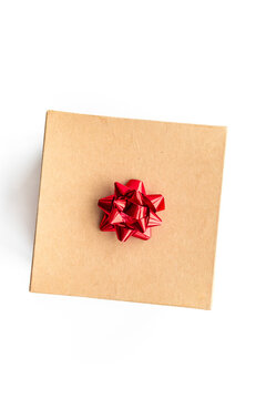 cyber monday sales with boxes for christmas gifts on white background top view mock up