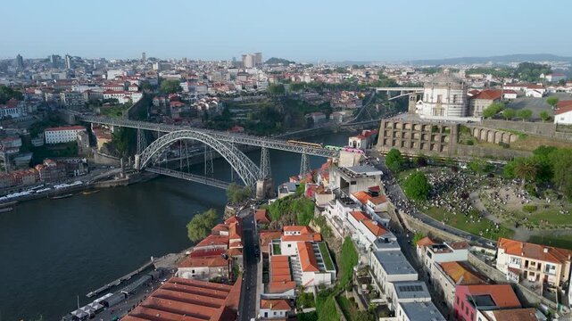 Porto's Historic Center and Dom Lu&iacute;s I Bridge Over the Douro