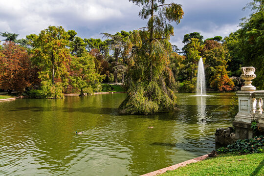 Teich im Parque del Retiro, Madrid