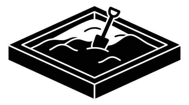 Vector illustration of sandbox environment security testing icon on a transparent background
