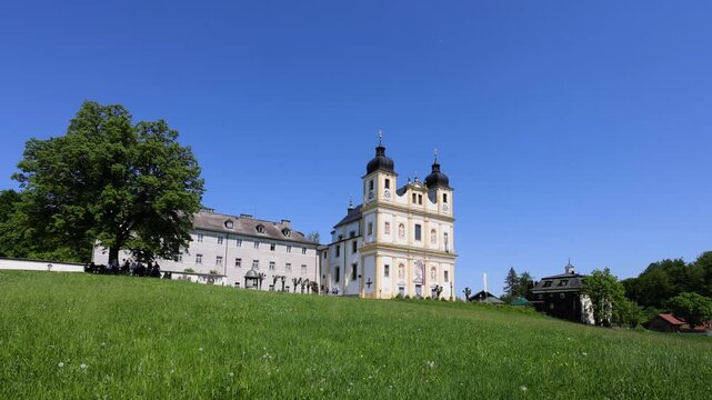 Maria Plain pilgrimage church, baroque church, Bergheim near Salzburg, Flachgau, Salzburger Land, Austria