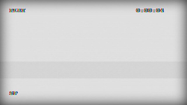 Aesthetic VHS cassette tape distortion with RGB split, wave displacement, and analog static noise.