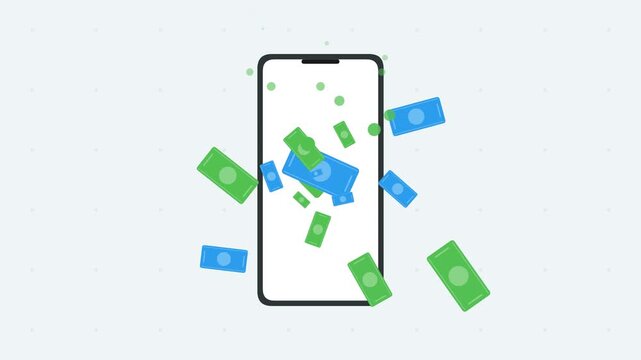 cell phone with green screen