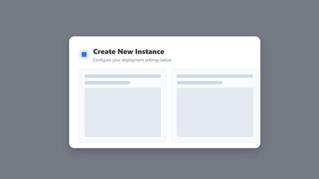 A UI panel that expands from a specific point (a floating action button) to a full-size modal to maintain spatial context, and then collapses back.