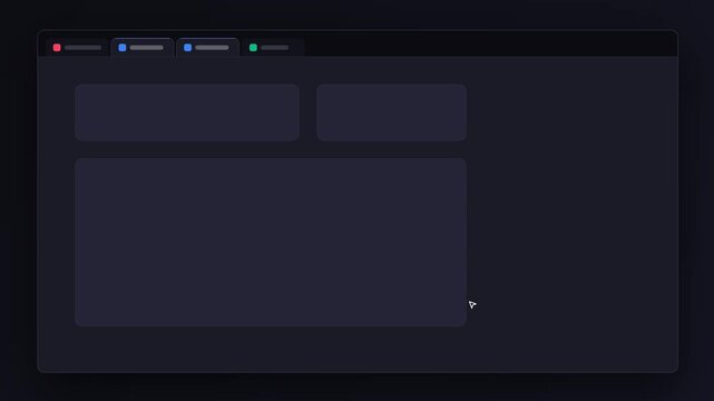 A context menu reveals with a micro-pop spring animation when a browser tab is right-clicked, followed by a fluid tab duplication sequence.