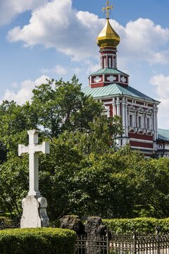 Novodevichy Convent, also known as Bogoroditse-Smolensky Monastery, Moscow, Russia
