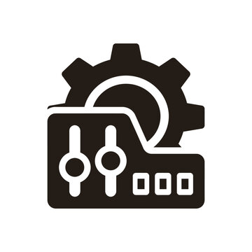 Gear Settings Icon - Customization and Configuration Symbol