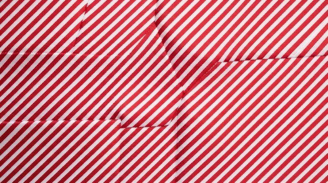 Seamless red and white striped diagonal pattern background