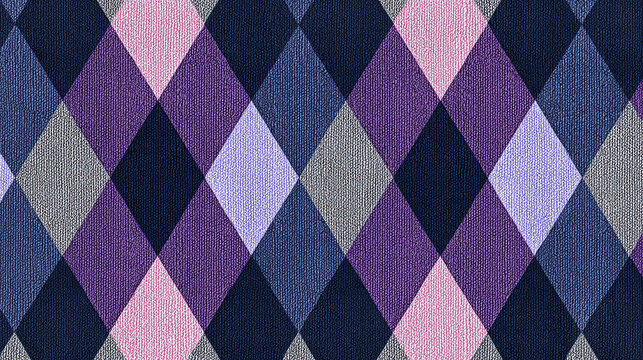 Textured Argyle Pattern Wallpaper