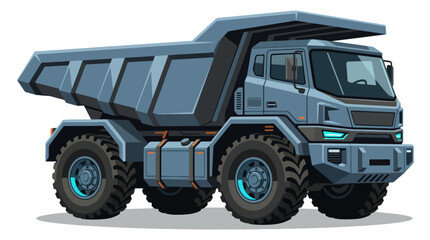Heavy Duty Dump Truck for Construction and Mining Operations. © magnetglobal