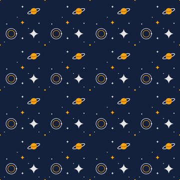 seamless pattern with stars