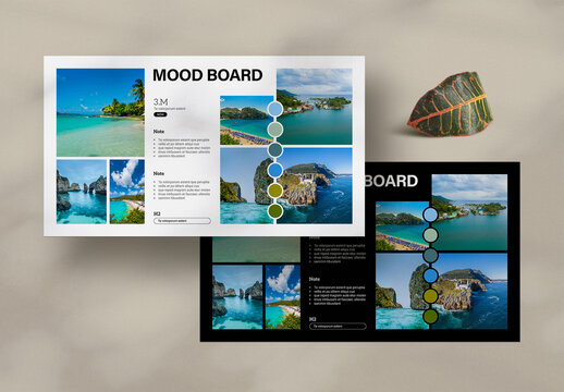 Clean Mood Board Template