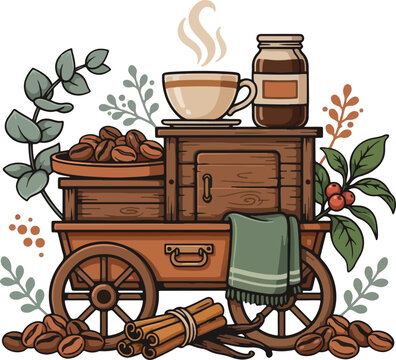 Cozy Coffee Collection Clipart