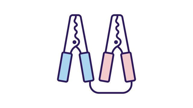Animated Medical Bag Icon with First Aid Cross Symbol for Healthcare a