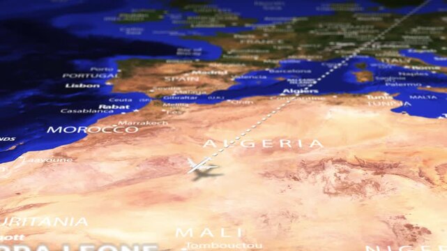 Flight From Stockholm SWEDEN toFreetown SIERRA LEONE with flag pins