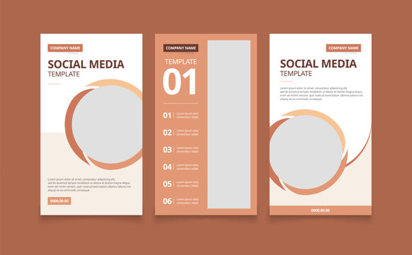 Terracota and Beige Social Media Story Templates for Modern Branding