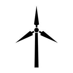 wind turbine isolated on white © Artistianminds