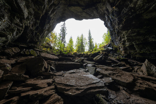 Setergrotta cave, near Mo I Rana, Helgeland, Nordland, Norway