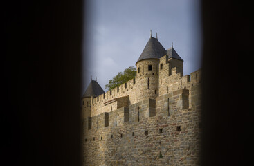 Carcassonne, France, October 18th 2026, view of the citadel castle walls © Electric Egg Ltd.