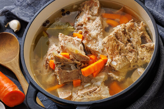 Pork rib and neck meaty bones stock base
