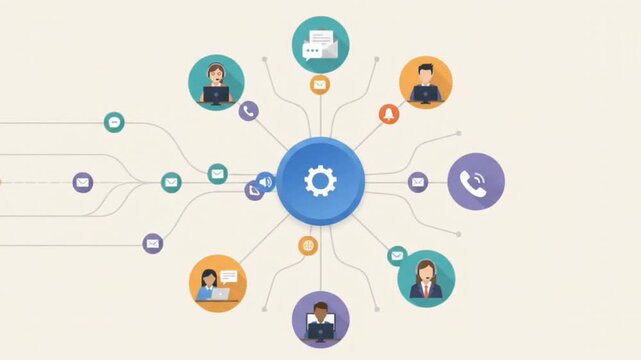 Centralized Customer Support Hub Connecting Multiple Agents and Services