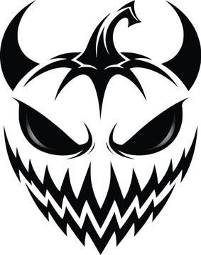 The Demon Pumpkin Design