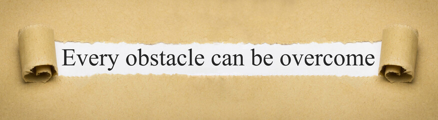 Every obstacle can be overcome © magele-picture