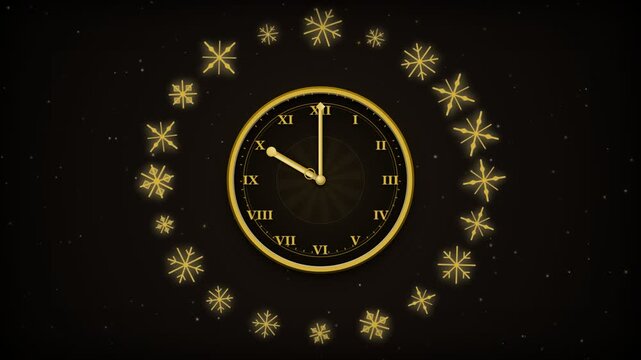 new year clock