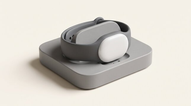 Minimalist Wireless Charging Dock for Smart Wearable Device