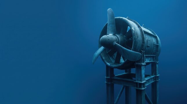 Underwater Turbine Generating Clean Energy