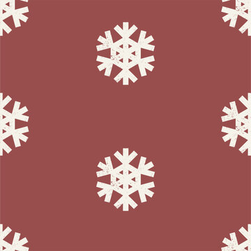 Vintage Christmas Ornaments. Silhouette Hand Drawn Vector Seamless pattern