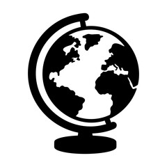 globe vector silhouette © Menhikki