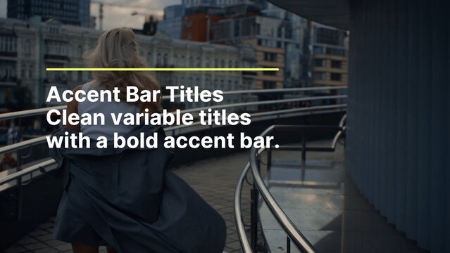 Accent Bar Titles Variable