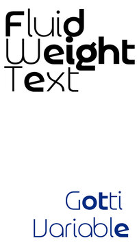 Vertical Gotti Variable Random Weight