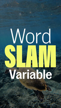Vertical Word Slam Variable