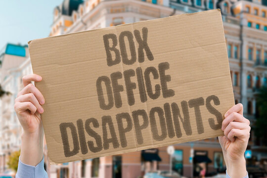 "Box office disappoints" Expensive blockbuster falls short financially. BLOCKBUSTER. DISAPPOINTS. FLOP. STUDIO. LOSSES.