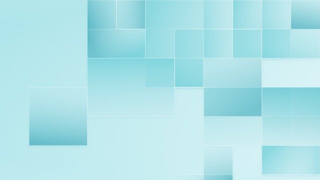 Cyan square pattern vector illustration for modern design