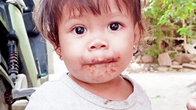 Limit the consumption of sweet, chocolate-based snacks in young children, as chocolate residue left around the mouth and teeth is highly favored by acid-producing bacteria that trigger tooth decay.