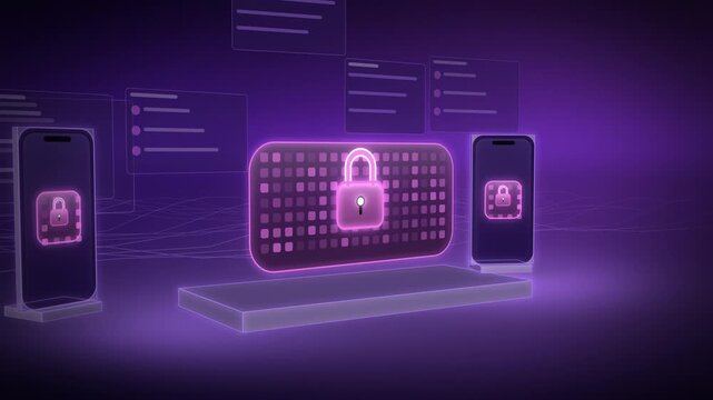 Chat bubble scrambling into an encrypted block endless loop