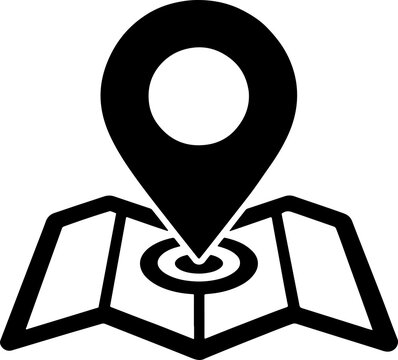 Map and location symbols set. Mapping icon collection. Geolocation map path distance. GPS cartography position. Pinpoint, map search, route, navigator - stock vector.